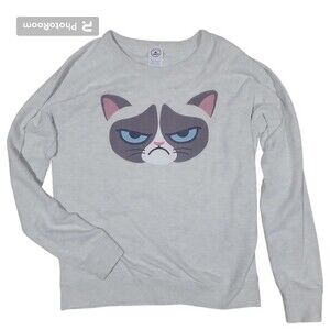 GRUMPY CAT SWEATSHIRT - L